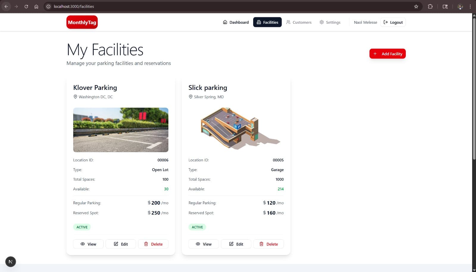 MonthlyTag parking management platform